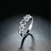 Elegant Twist Pearl Silver Ring